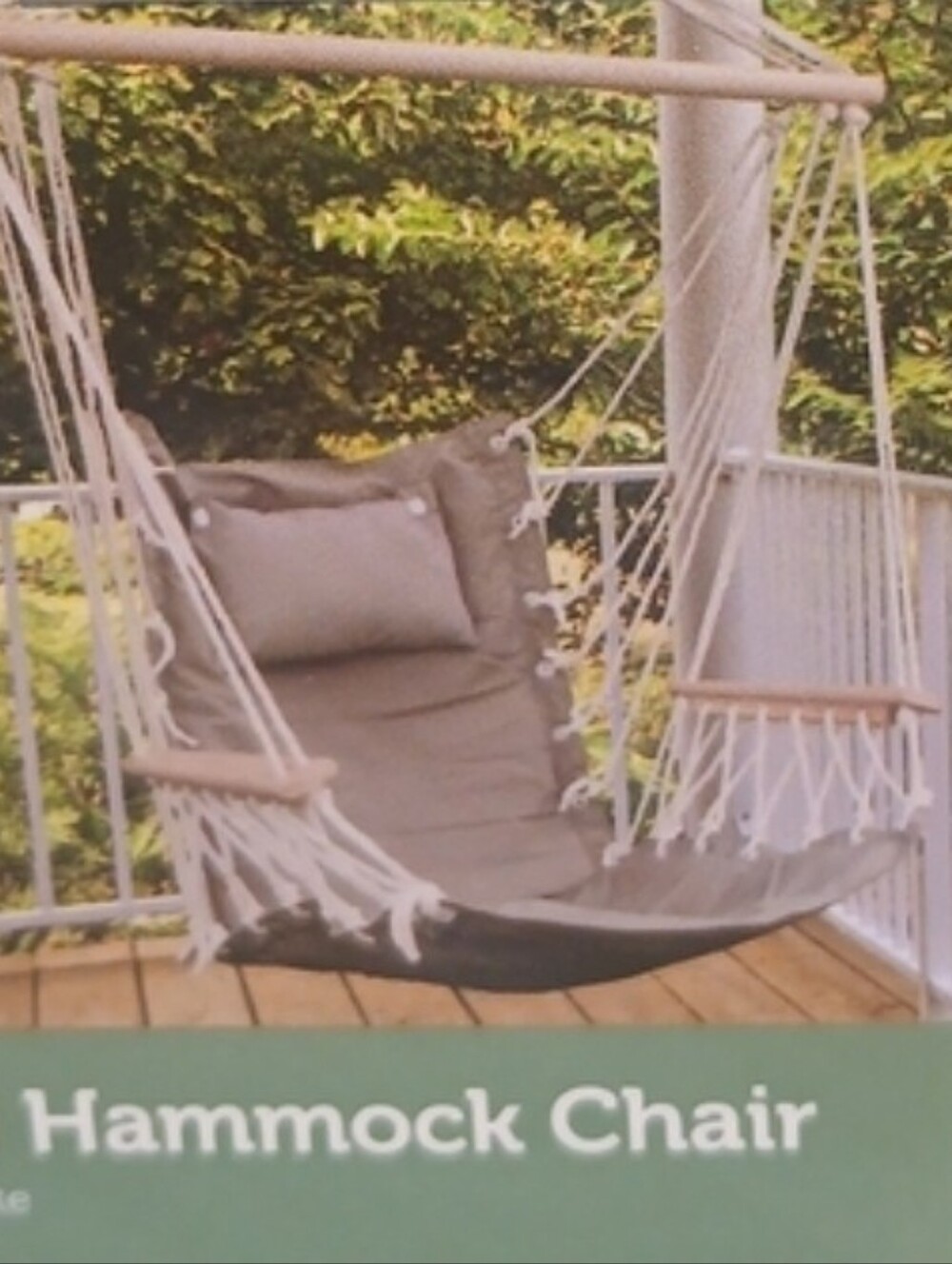belavi Hanging Hammock Chair - Tan